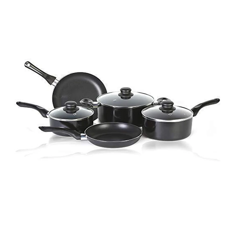 Well Equipped Kitchen Cookware Best Pots and Pans Set Nonstick Aluminum Cookware Set