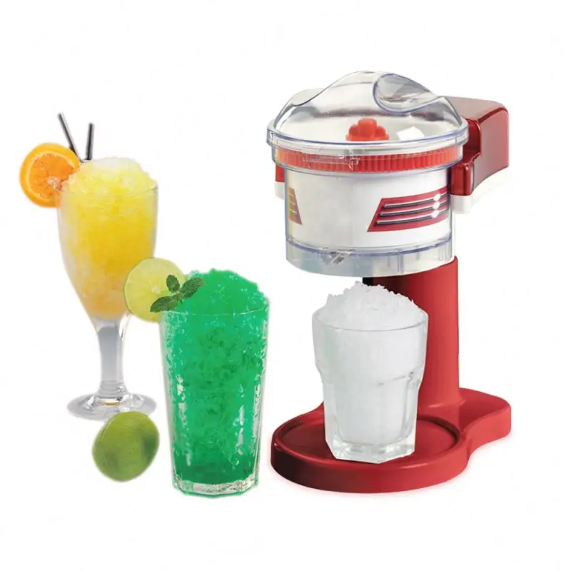Hot Sale Electric Mini Household Snow Cone Maker Ice Crusher Slushie Maker Machine Electric Ice Shaver