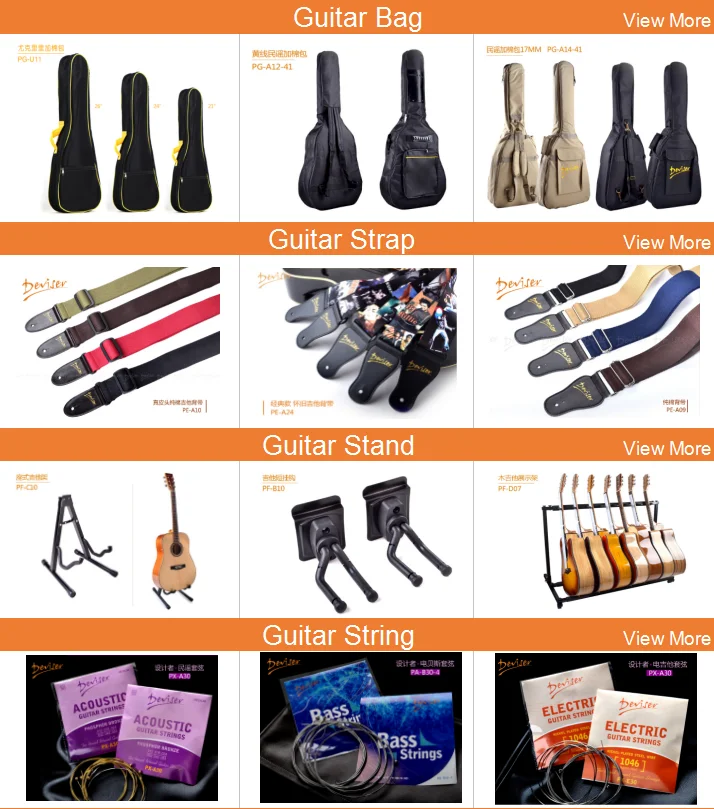 Professional solid wood hand made grand concert double top classical guitar