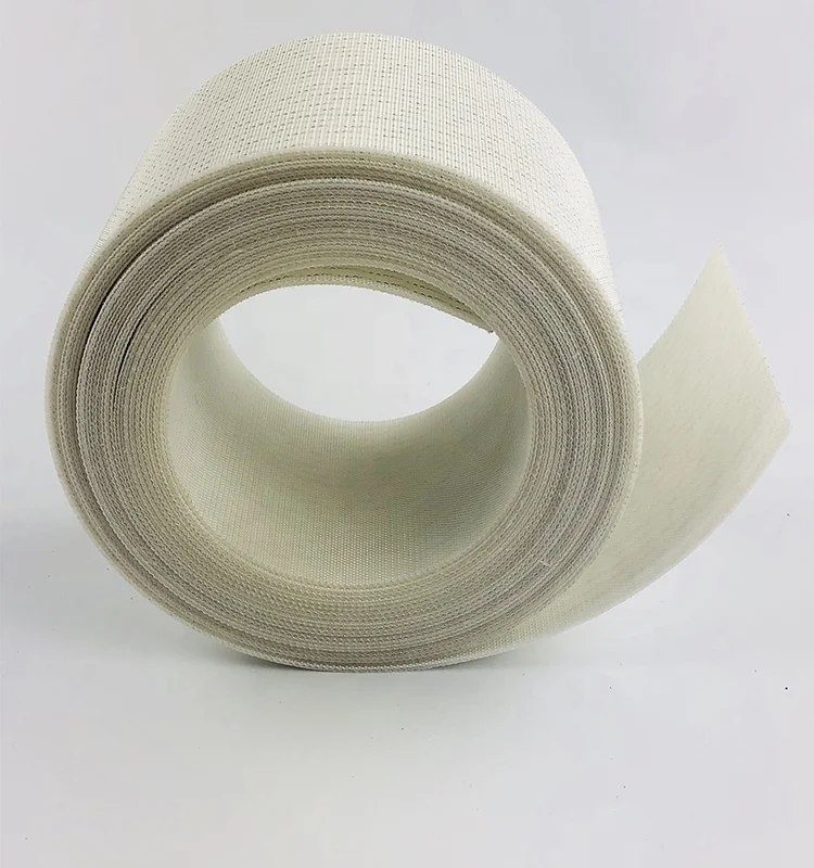 White Color Fabric  with PU Conveyor Belt Canvas Belt
