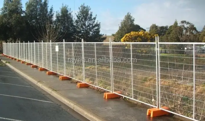 Palisade galvanised fencing/ muro con pliegues,cerca temporal