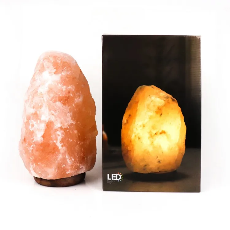 natural crystal rock   hand carved himalaya salt lamp lighting lamps
