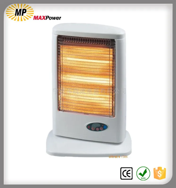 Tube Halogen heater with Tip-over Switch for EU market CE approval