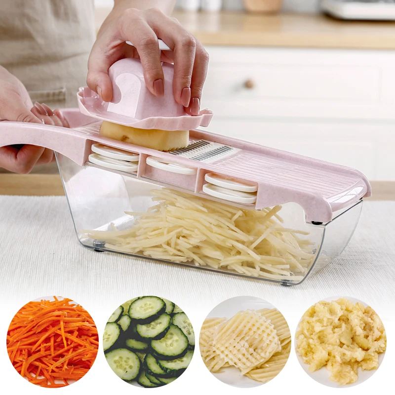 Hot selling 5 in 1 kitchen manual vegetable  and fruit peeler multi grater