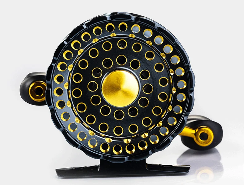 RYOBI 8BB japanese full-metal ikada raft reel fly fishing reel for ice fishing