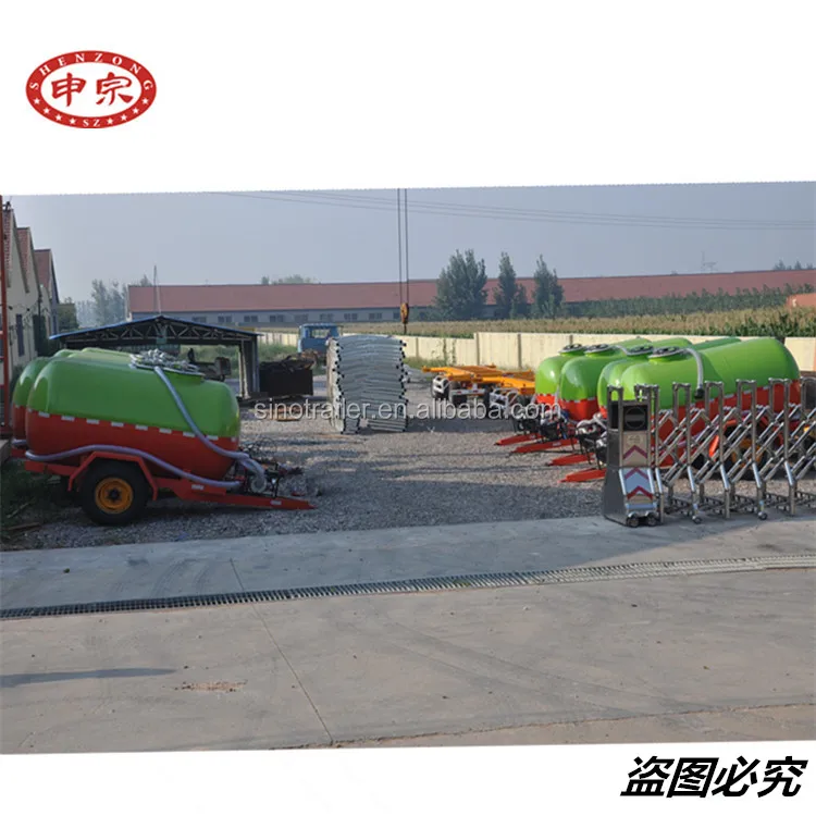 agriculture 3500 liter transporter water tank trailer for sale