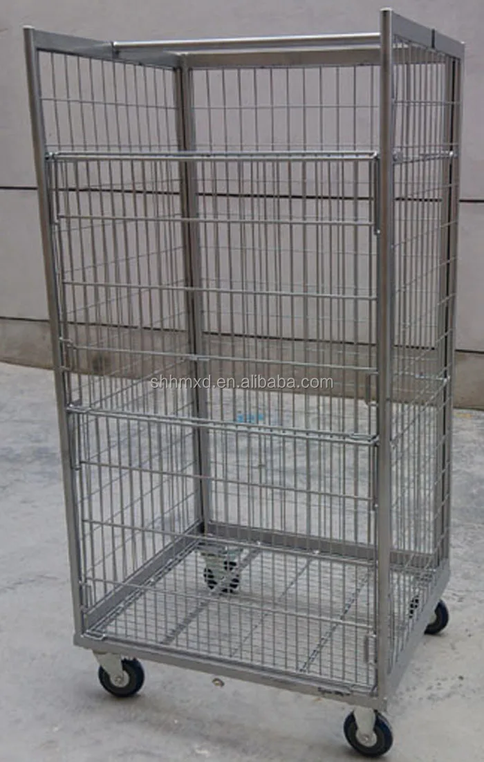 
Steel laundry cage 