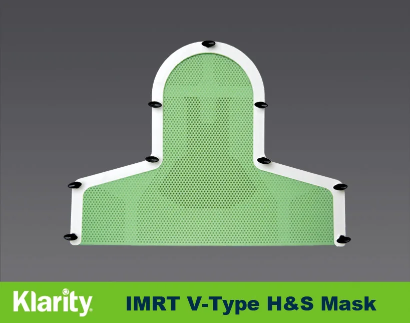 
Klarity Green Reinforced Mask Type-V Head & Shoulder Mask 3.2mm Radiotherapy Mask 