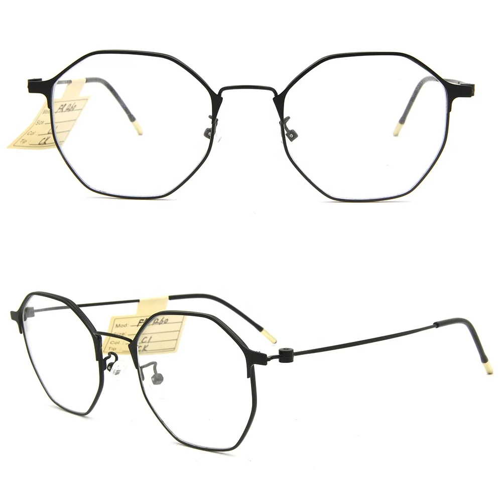 
 Готовые товары, популярные дизайнерские оправы для очков, металлические оправы, китайская мода 2018, винтажные очки для женщин и мужчин  