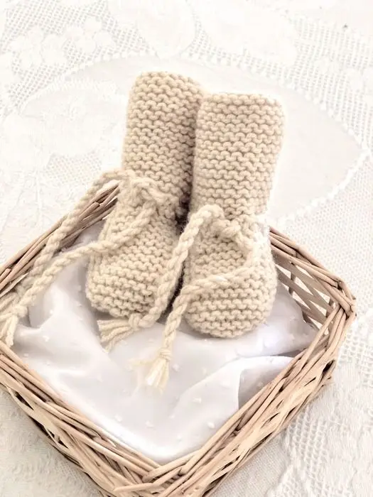 IMF custom Cashmere Newborn Sock Shoe Soft Warm Comfortable Winter knitted wool Baby Booties