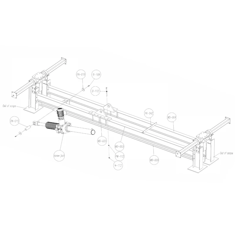 Steel structure for concentrated solar power plant