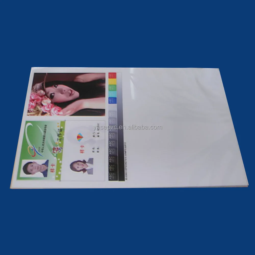 The memeber card material inkjet pvc card for epson l800 printer printable pvc inkjet