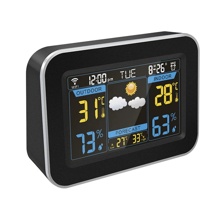 Wifi Weather Forecast Indoor & Outdoor Alarm clock