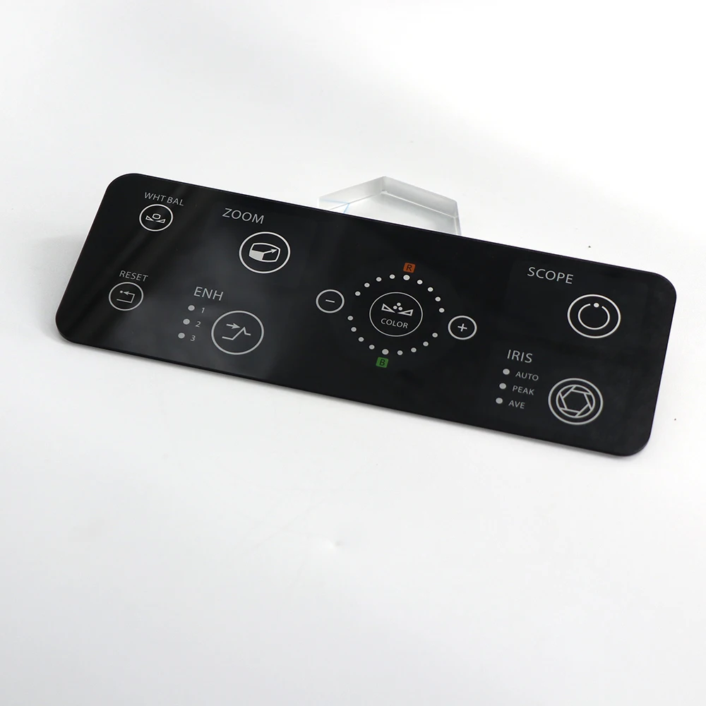 Custom waterproof Silk screen printing  polycarbonate graphic overlay