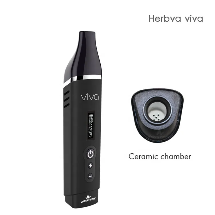 2019 Trade Assurance Airistech Vape Dry herb vaporizer wholesale herbva viva kit 2200mAh