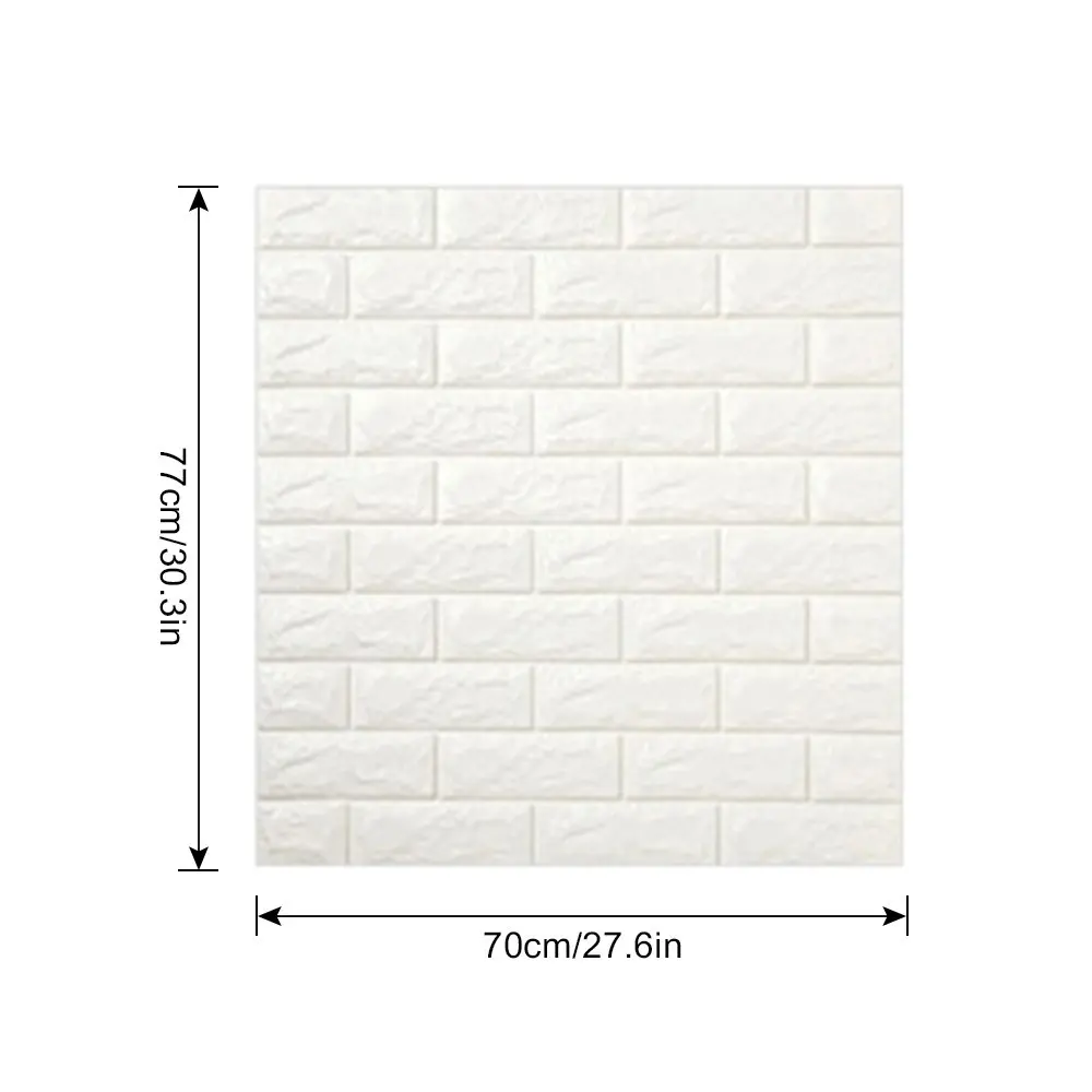 YIYAO 3D FOME PE  Wall Tile Easy Self-Adhesive Design Wall Paper Wall Tile Stickers