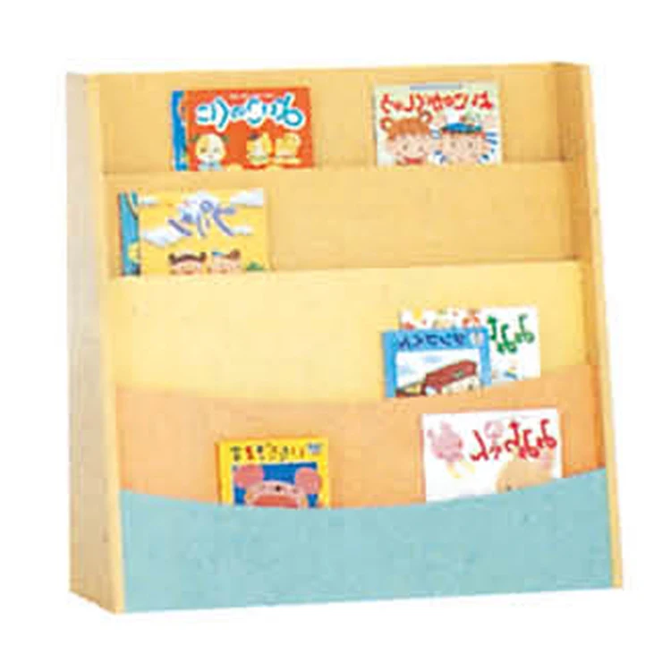 
Durable kindergarten book cabinet furniture kids wooden bookshelf wood made in guangdong 