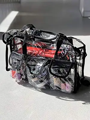 Clear Transparent PVC Multi-pockets School Backpack Outdoor Backpack