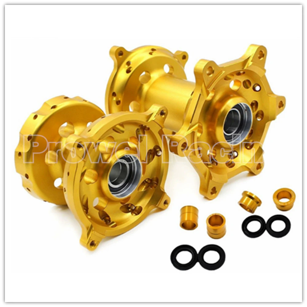 Motorcycle CNC Front Rear Wheels Hubs Kits For RMZ 250 07-18 RMZ 450 05-18 RMZ 250 450