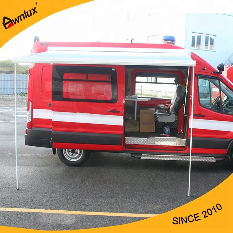 Electric retractable rv motorhome awning