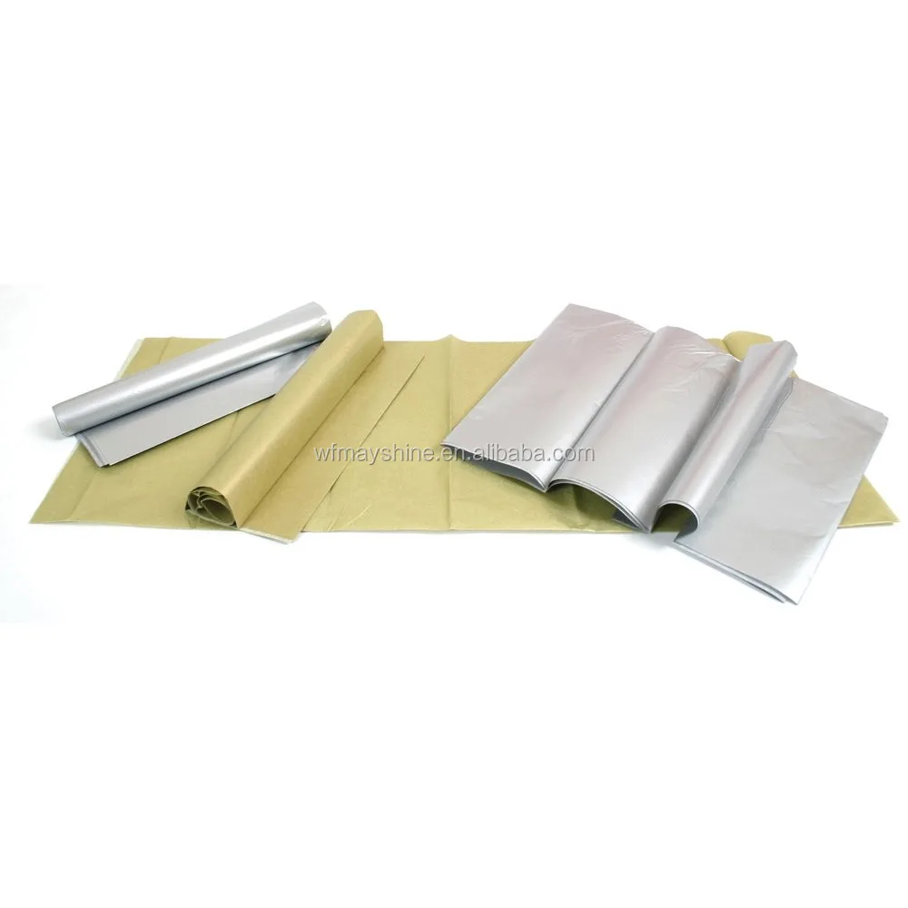 
Gold & Silver Patterned Tissue Paper for Premium Packing 