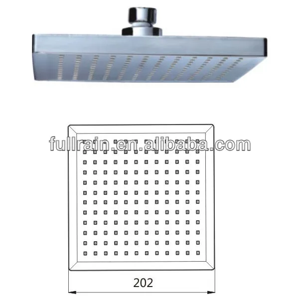 h8273 хром акрилонитрилбутадиенстирол большой площади ручным душем голову