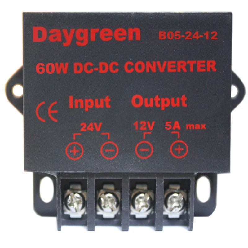 24V to 12V 5A DC DC Converter 60W
