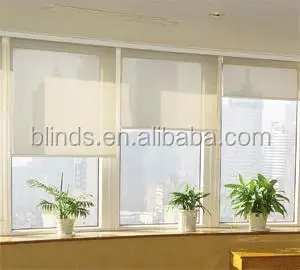 Fireproof Cord Operation Roller Blinds Shade Shutter For Office/ Bed Room
