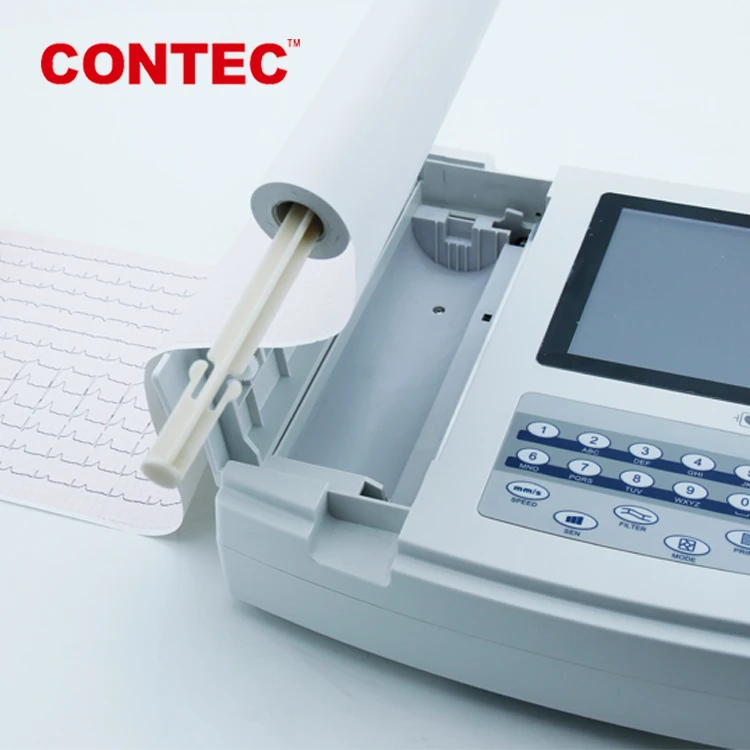 CONTEC ECG1200G CE  electrocardiogram 12 channel ecg electrocardiogram ecg machine with touch screen