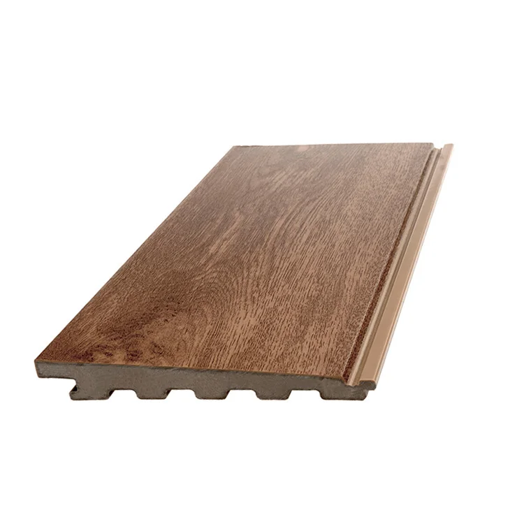 Wpc/Pvc Villa House Outdoor Exterio Wood Composite Cladding And Facade Wall Siding