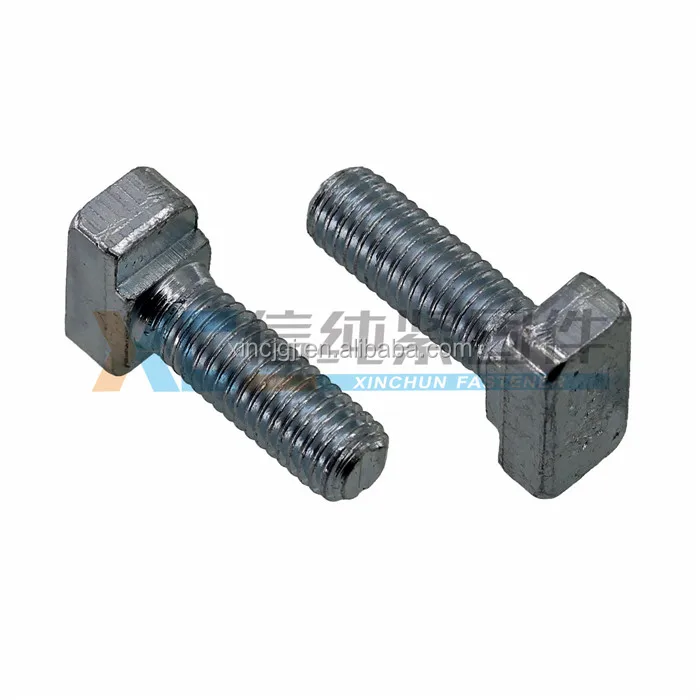 big square head T bolt