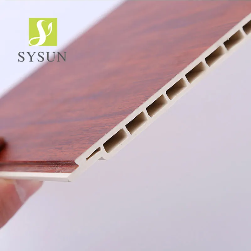
SYSUN waterproof interior cheap wpc decorative indoor wpc wall panel 
