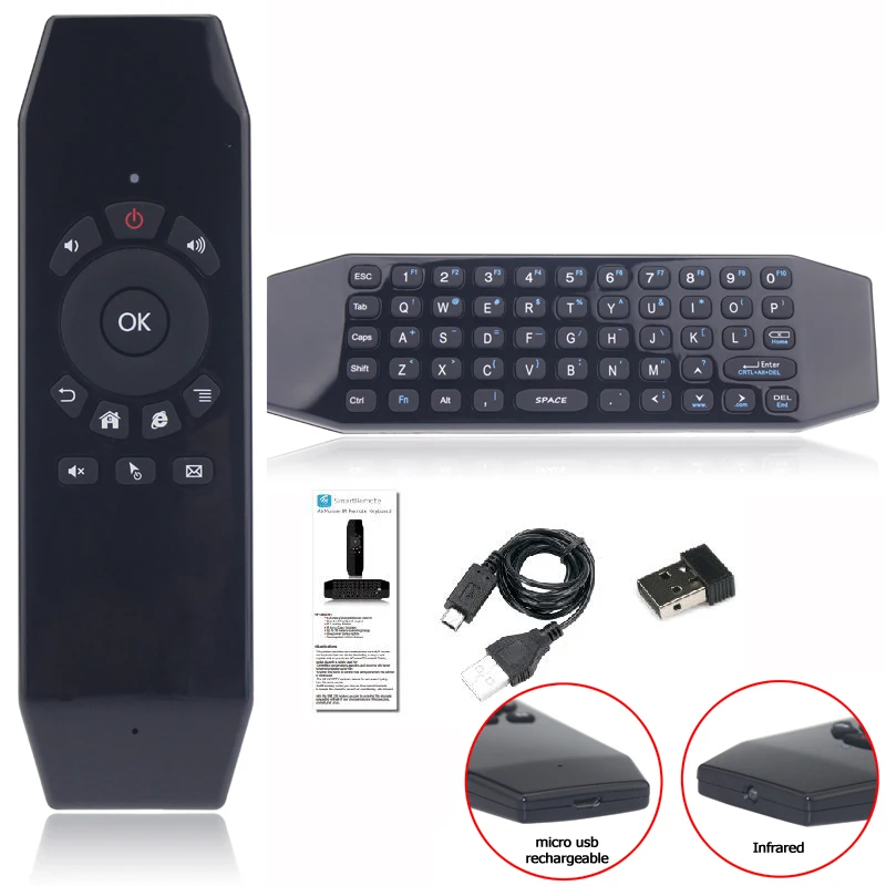 T5M Android universal remote control with air mouse