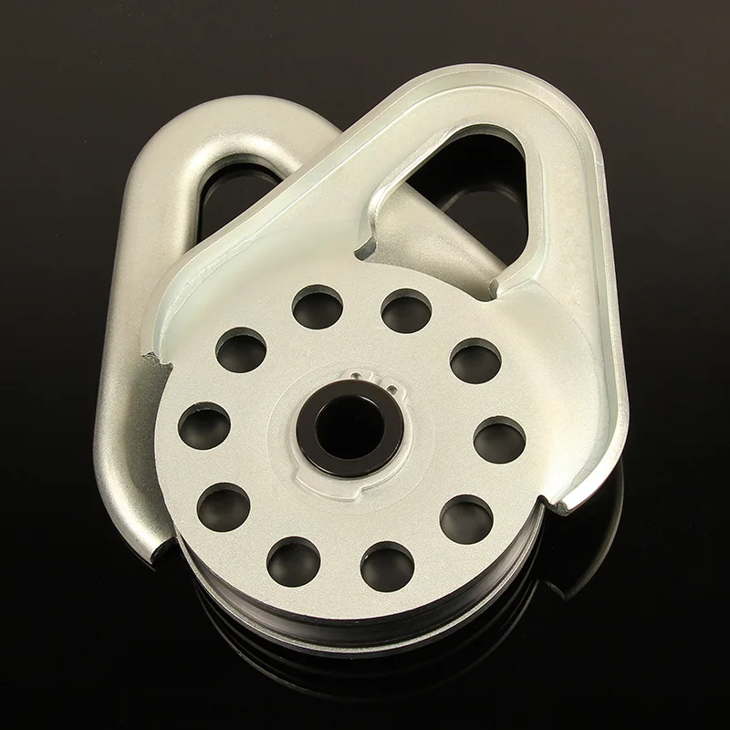 4X4 9t nylon plastic snatch block for wire cable rope