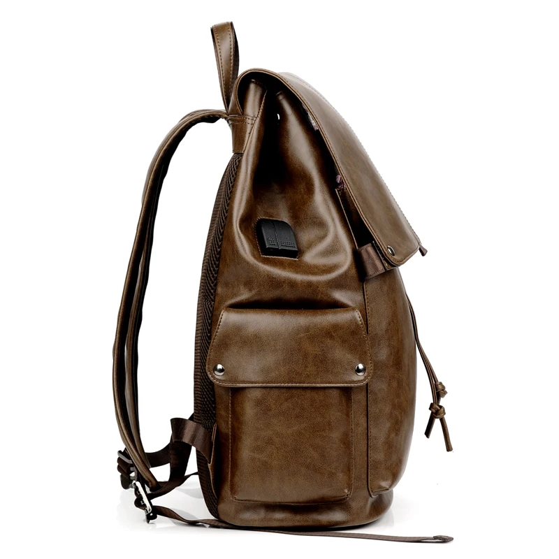 Morden Прямая поставка OEM Индивидуальная сумка многофункциональный водонепроницаемый кожаный Школьный Рюкзак Для Ноутбука