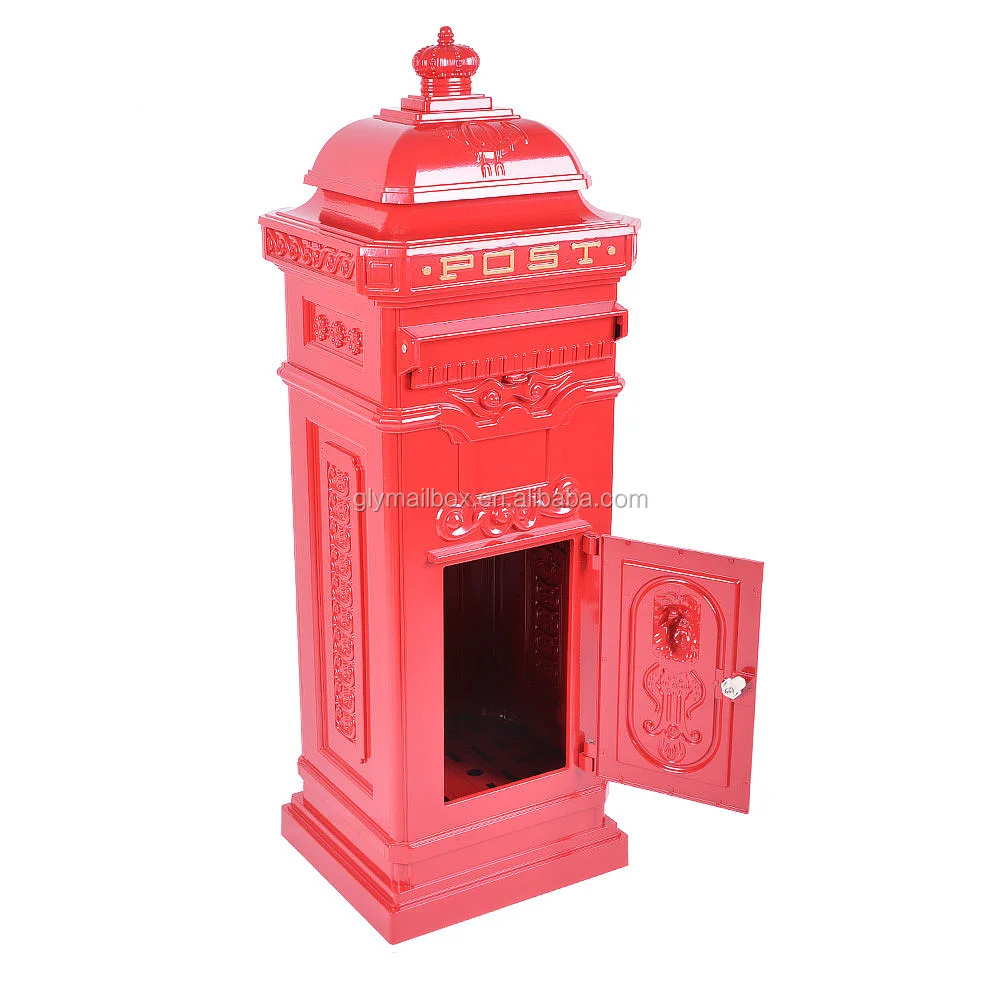 Cast Aluminum Original Material Standing Mail Boxes For House Letter Box Mailbox