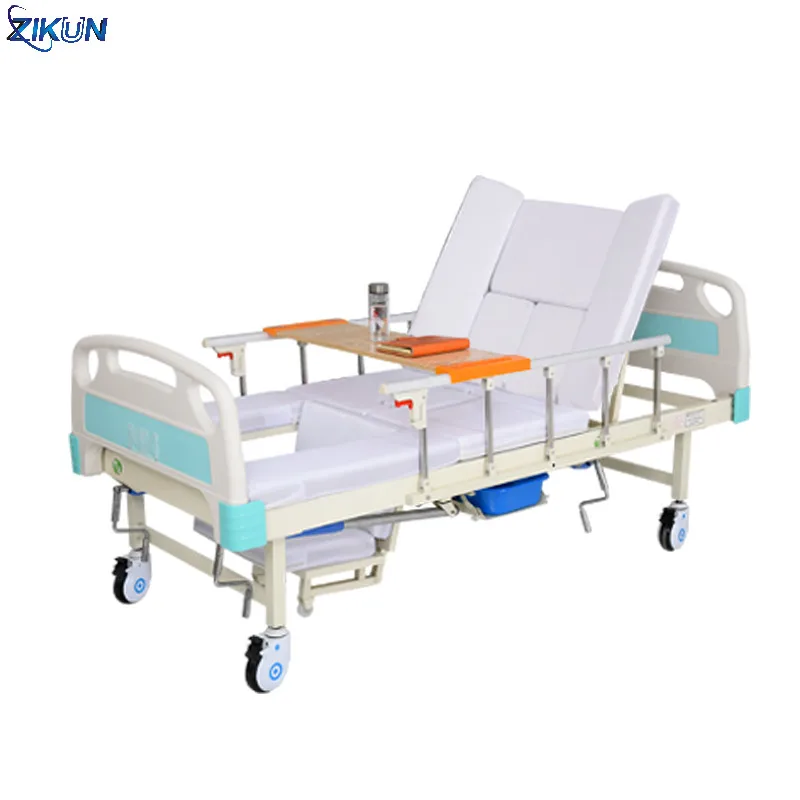 Регулируемая медицинская Больничная кровать с 2 кривошипными функциями