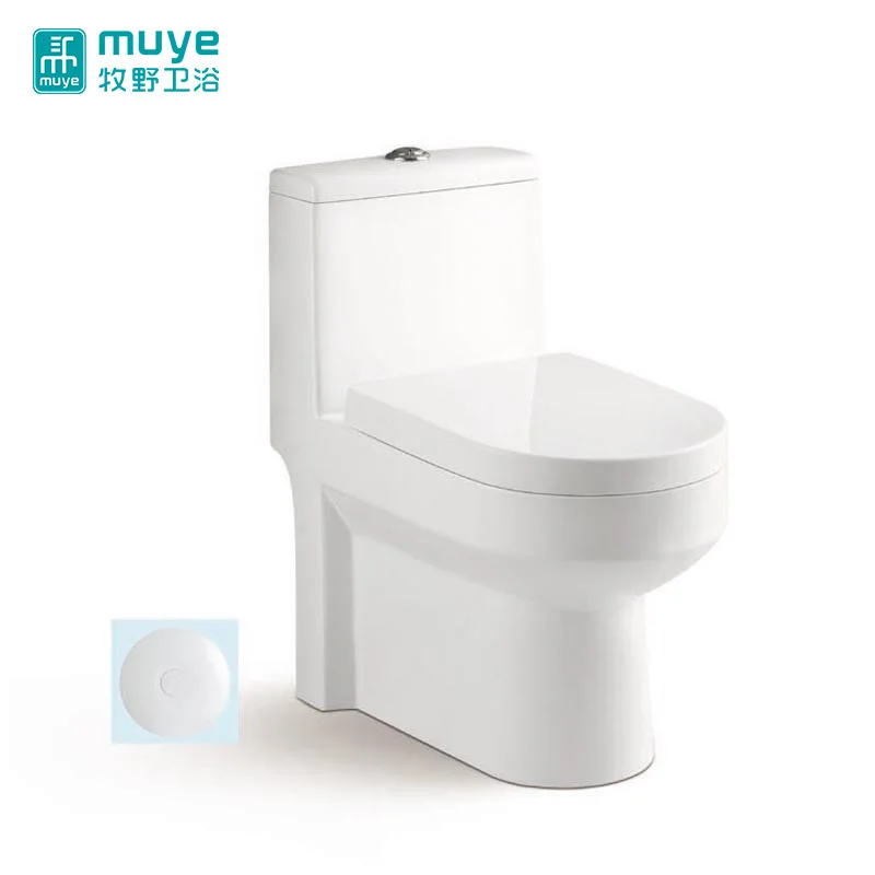 
MUYE European High-end Popular Siphonic Wc Sanitary Ware One Piece Toilet 