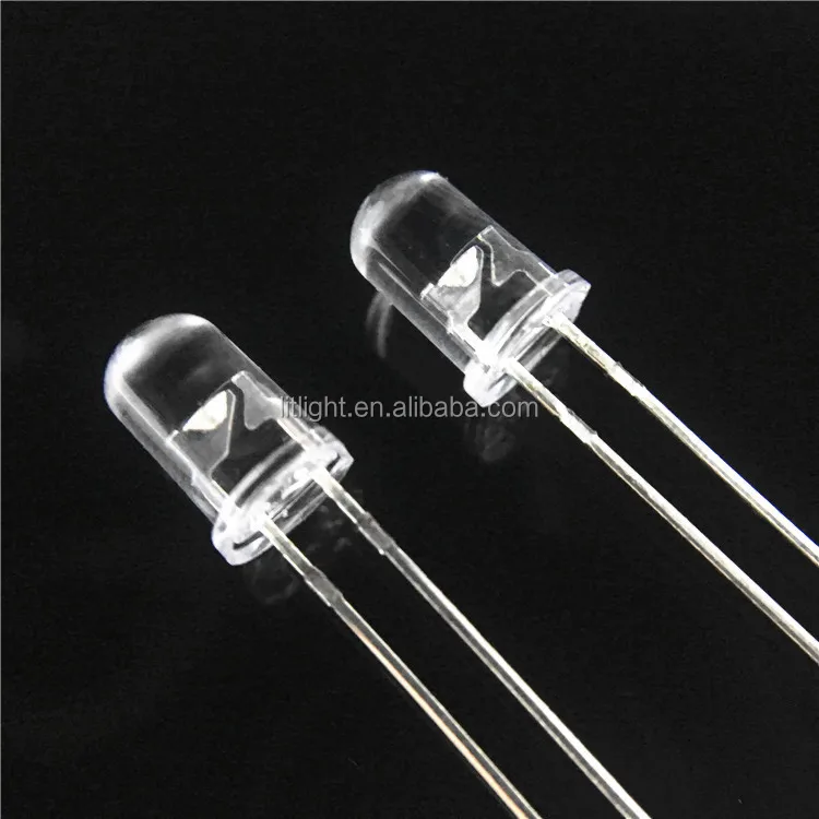 Round/Straw hat High bright RGB flash Red Green Blue Yellow White color F3 F5 DC5V/3V/12V 3mm/5mm led diode 5V with IC built-in