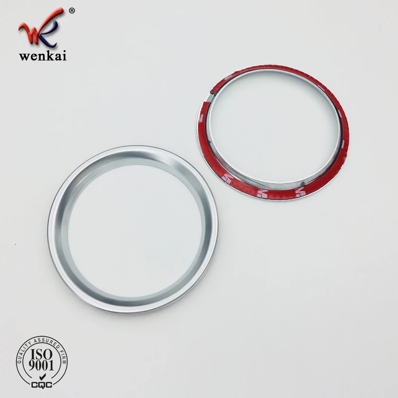 Car Interior Accessories ABS Chrome Front Cup Holder Decoration Cover For Toyota Sienta 170 Series Parts 2015 2016 2017 2018