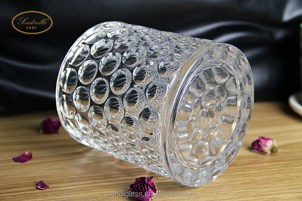 Sendirella Round Point Home deco Glass Candle Holder