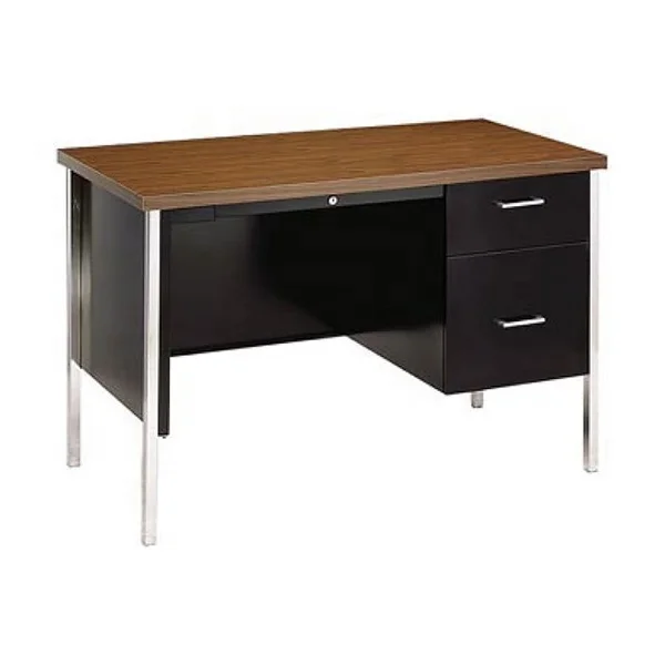Home Student Office Writing Table And Computer Table Small Modern Office School Teacher Desk With Hpl Mdf Top And Two Drawer