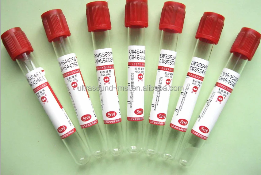  ПЭТ и стеклянная труба разного размера трубы для крови медицинского использования медицинские расходные материалы