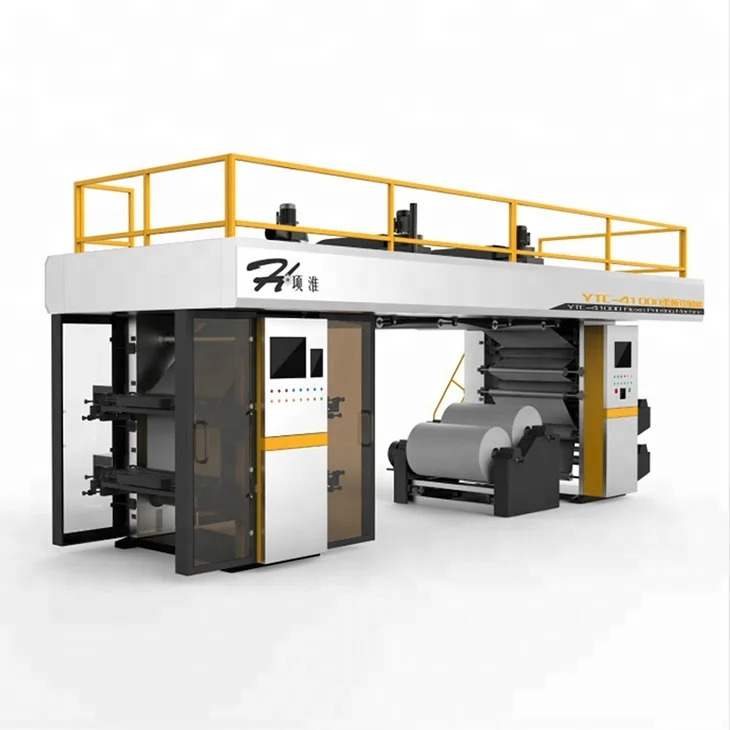 6 Color Bag Flexo Printing Machine BOPP Plastic Film Flexo Printing Machine