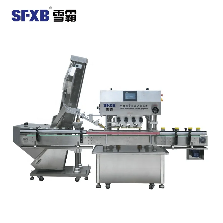 Автоматическая высокоскоростная машина для укупорки пластиковых бутылок