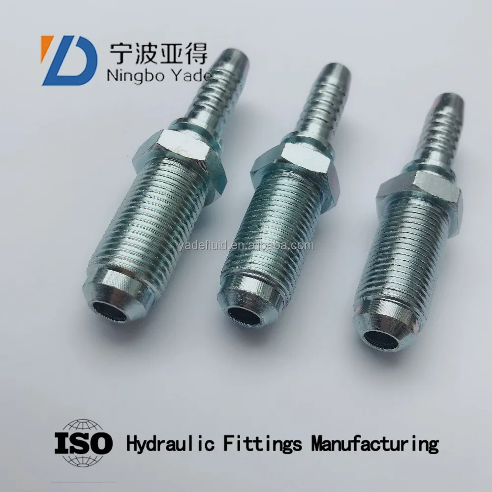10811L-22-08 Advanced metal stainless steel brass metric hydraulic hose end fitting connectors