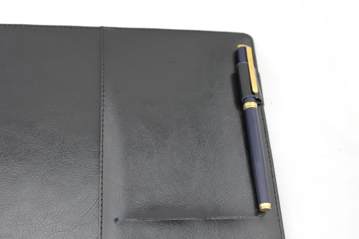 Wholesale 3 metal ring binders leather file folders