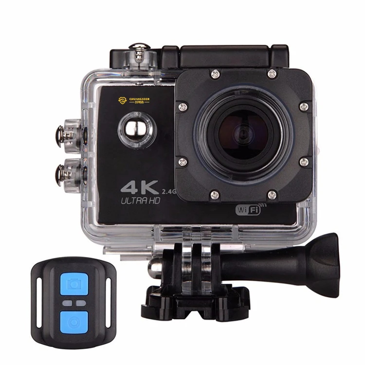 4K 60fps Action Camera Sports Camera 4K Wifi Remote 170