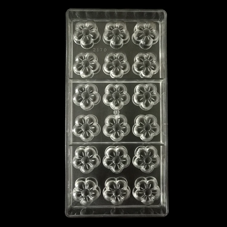 Polycarbonate Candy Jelly Chocolate Mould Pc Tray Pastry Covers Dessert Lids For Gold With Table