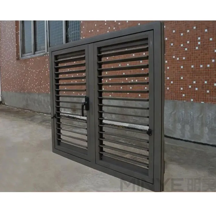 Aluminum Louver Plantation Shutters Casement Windows